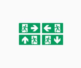 LED noodverlichting pictogrammen