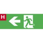 MULTILED Plexi + Pictogram H enkelzijdig