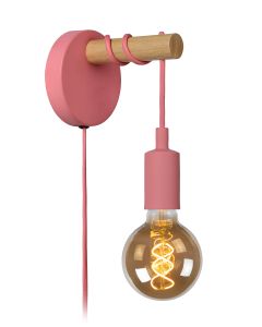 POLA Wandlamp Kinderkamer Ø 12 cm 1xE27 Roze