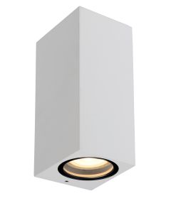 ZARO Wandspot Buiten 2xGU10 IP44 Wit