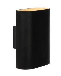 OVALIS Wandlamp 2xE14 Zwart