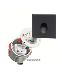 BW0010-02 LED-trapverlichting 1W 2700K IP20 Zwart