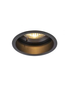 HORN zwart 1xGU10, blower door getest