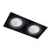 BR0026 LED-inbouwspot trimless 2x12.6W 2700K Dimbaar Zwart