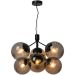 Ivona 6-spot hanglamp 6xE27 Zwart