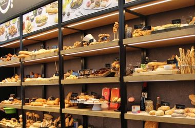 LED bakkerijverlichting met op maat gemaakte LED-strips Op maat gemaakte LED-strips in plank