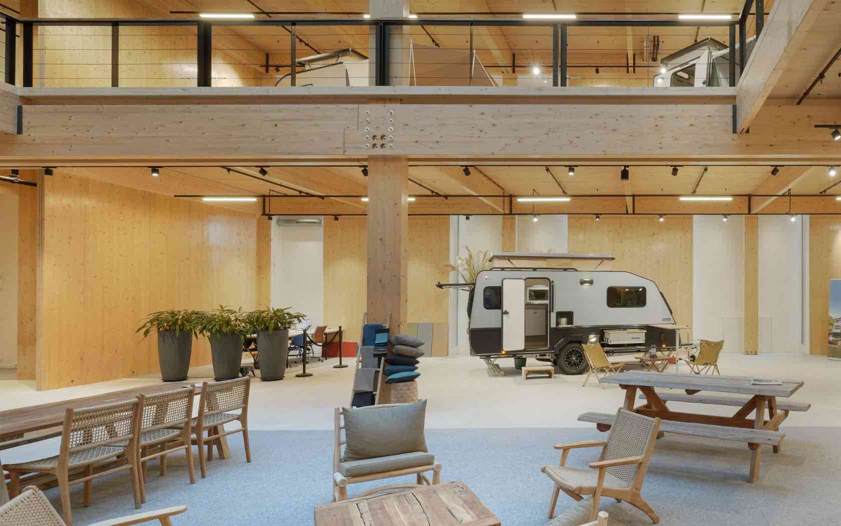 Project Kip Caravans showroom